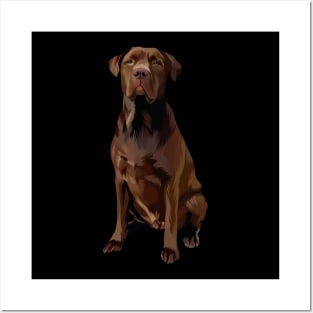 sitting dog sittingvector art Posters and Art